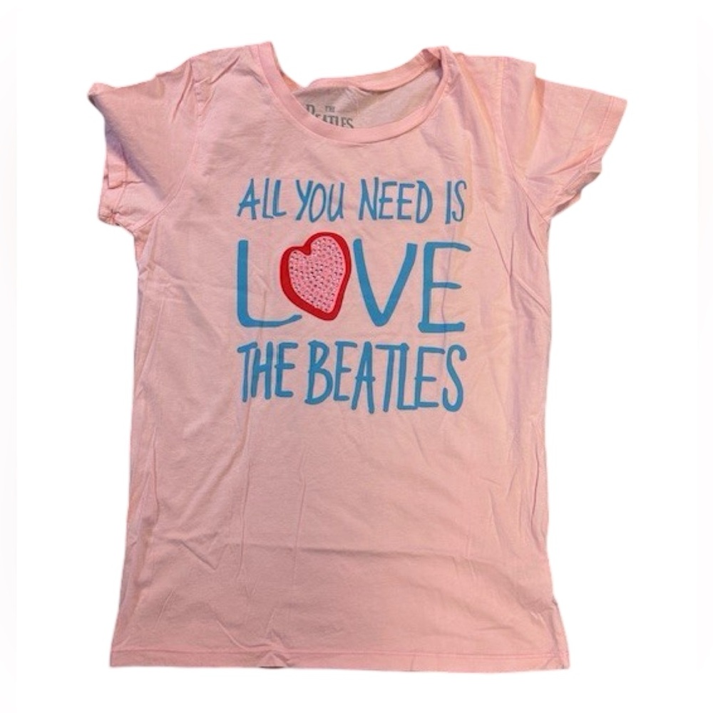 The Beatles All You Need Is Love Women's T-Shirt Size L